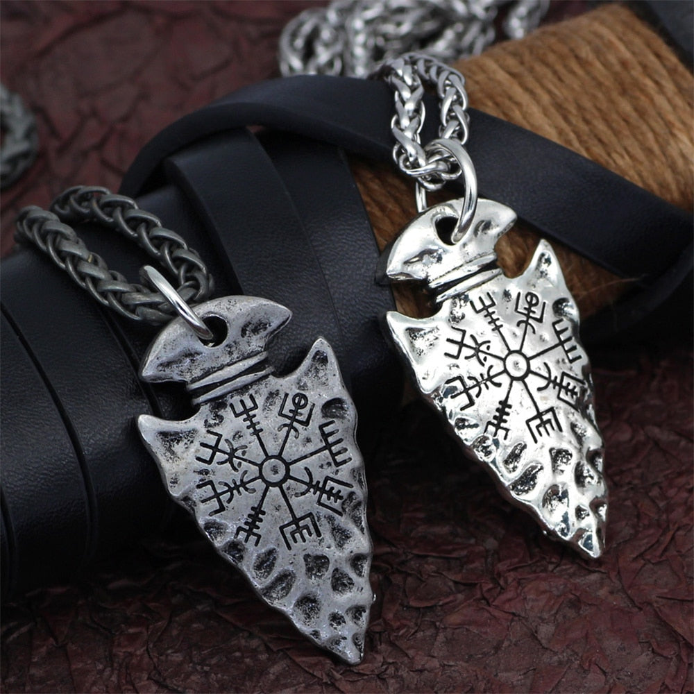 Spear Compass Necklace