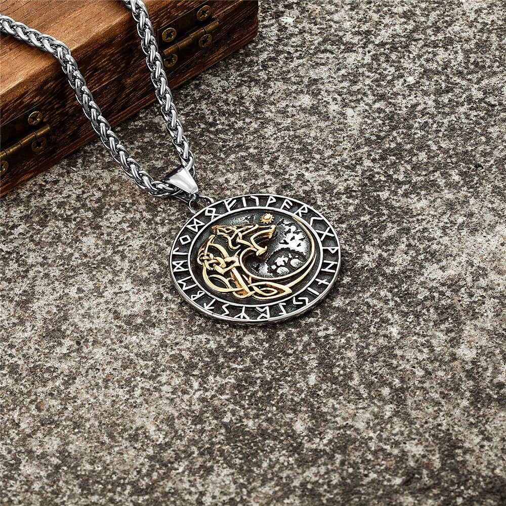 Mythology Odin's Wolf  Necklace