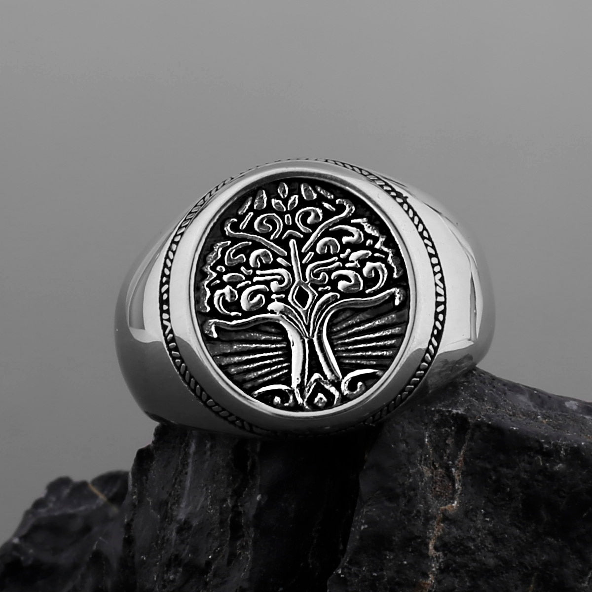 Tree of Life Signet Ring