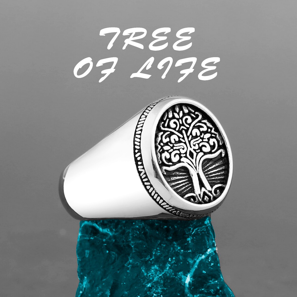 Tree of Life Signet Ring